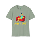 T-Shirt — 'Kiss & Chill' Relaxed Snake Graphic Tee
