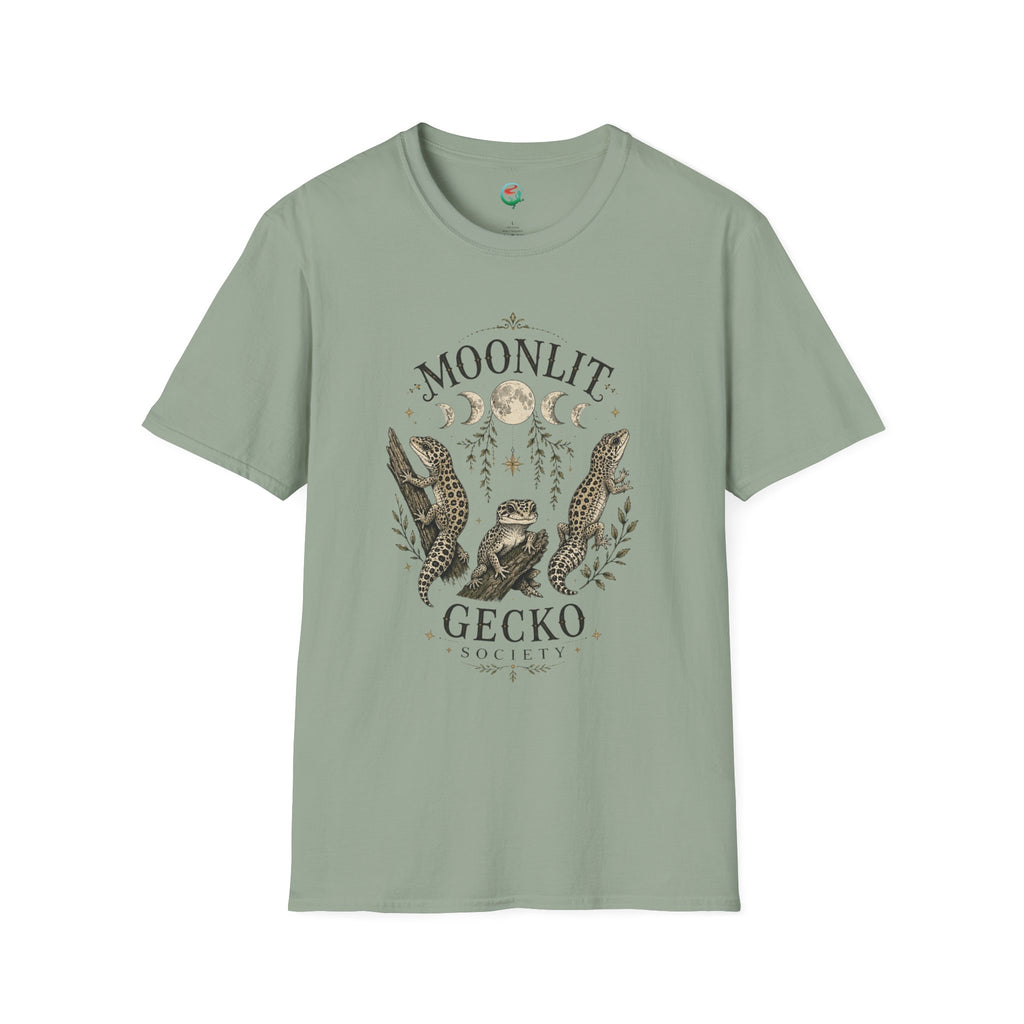 Moonlit Gecko T-Shirt — Celestial Gecko Graphic Tee