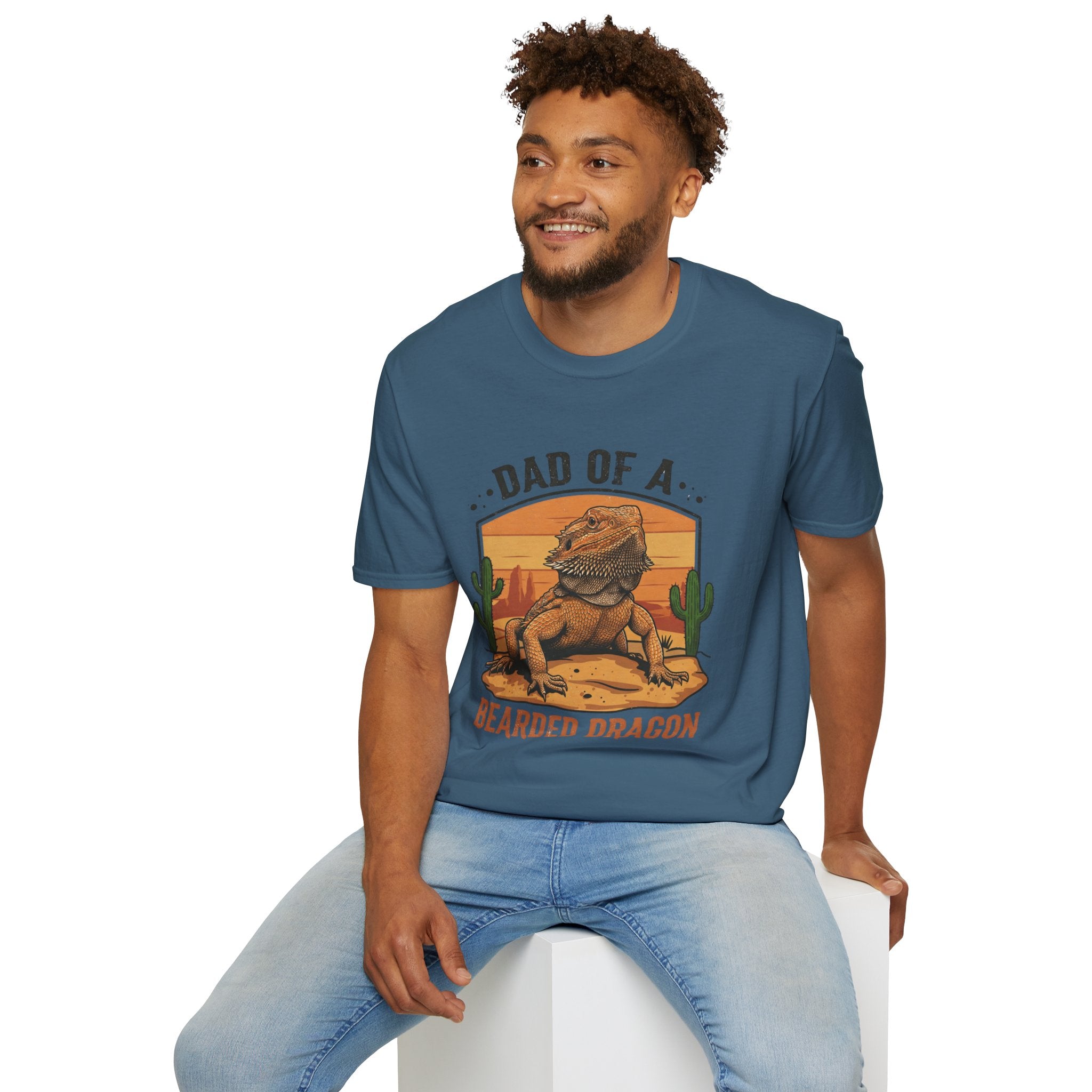 Dad of a Bearded Dragon T-Shirt — Funny Reptile Dad Gift