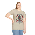 Introverted But Will Strike T-Shirt — Retro Snake Dagger Graphic Tee