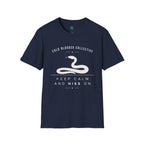 Cold Blooded Collective Snake T-Shirt — "Keep Calm and Hiss On" Graphic Tee