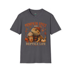 Pumpkin Spice and Reptile Life Shirt | Cute Bearded Dragon Fall Tee