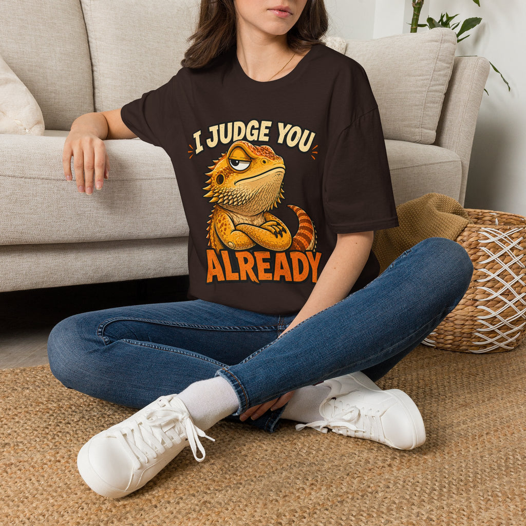 Bearded Dragon "I Judge You Already" T-Shirt