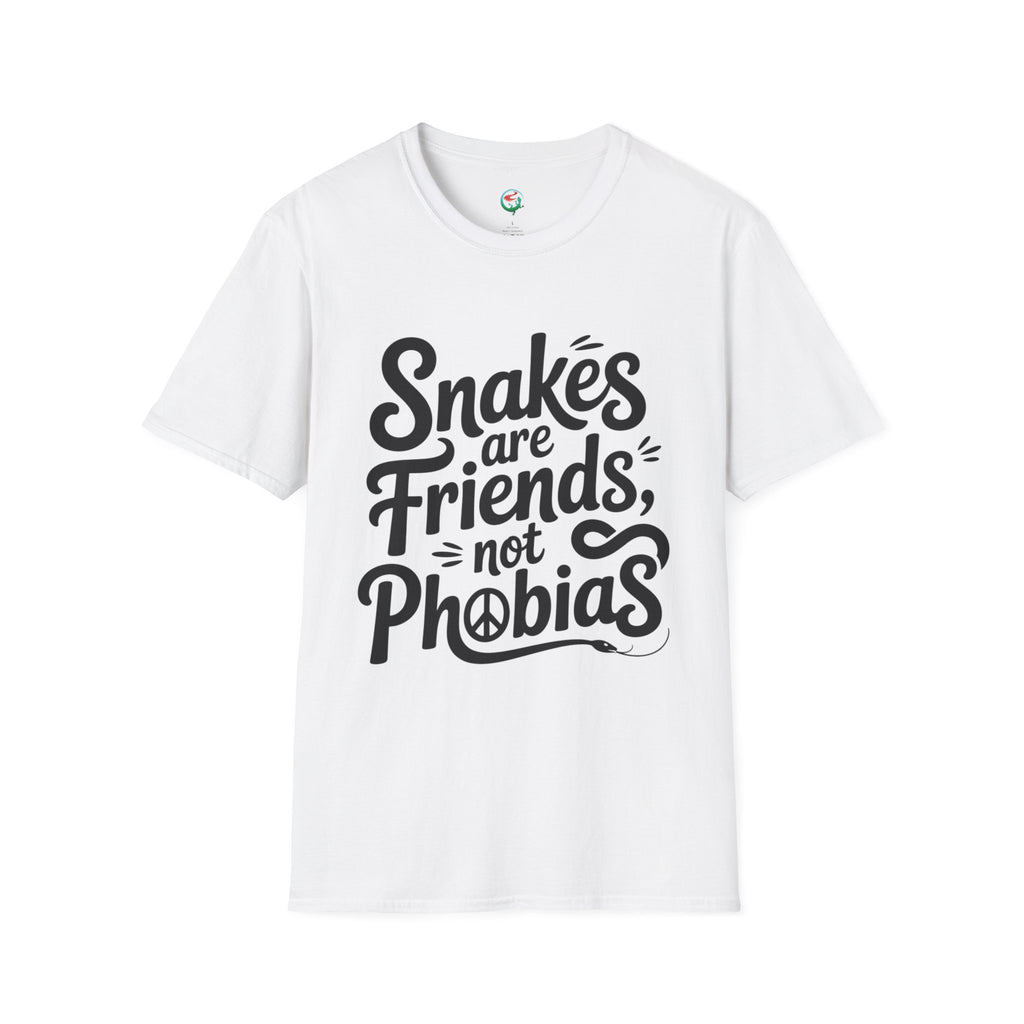 Snakes Are Friends T-Shirt — 'Snakes are Friends, Not Phobias' Graphic Tee for Snake Lovers