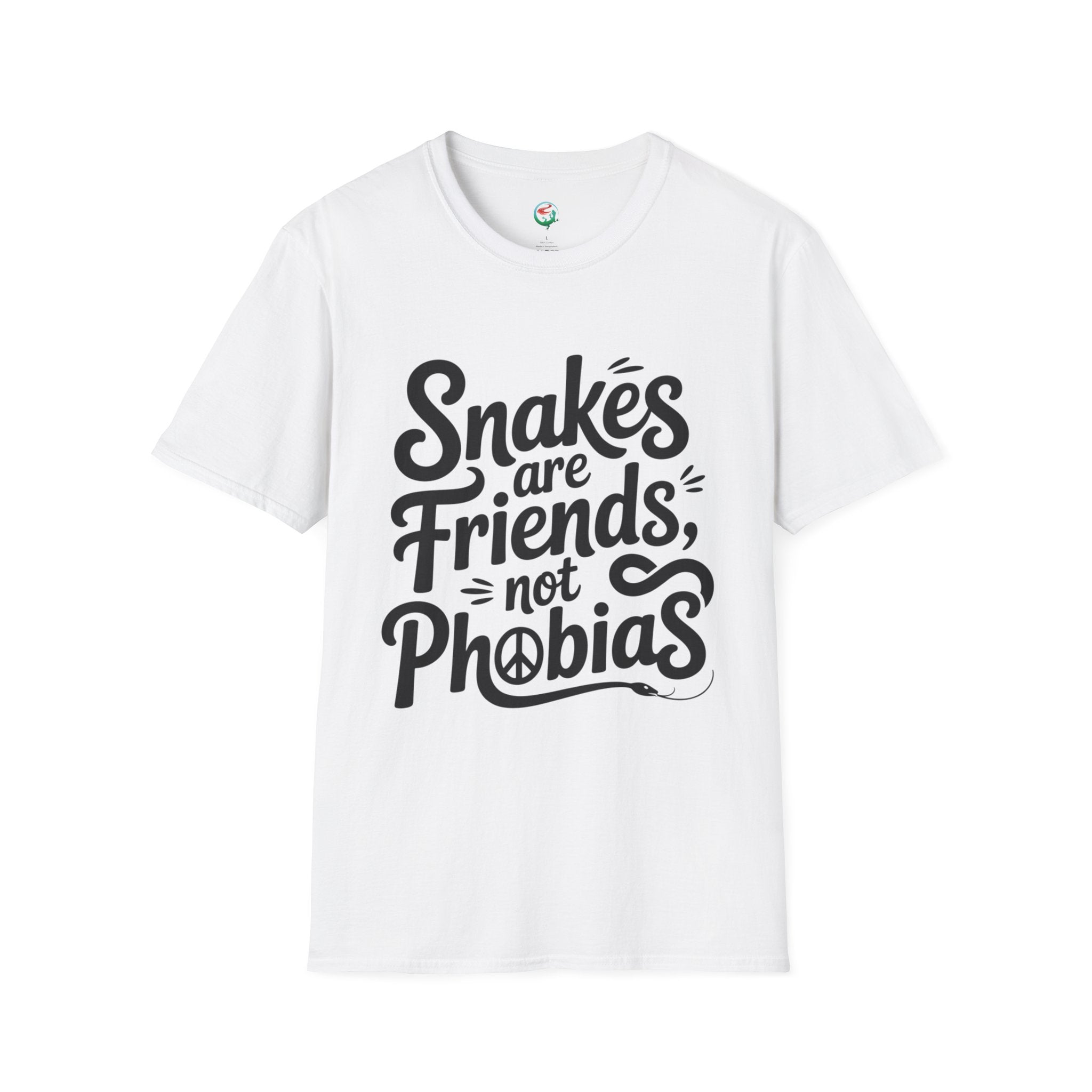 Snakes Are Friends T-Shirt — 'Snakes are Friends, Not Phobias' Graphic Tee for Snake Lovers