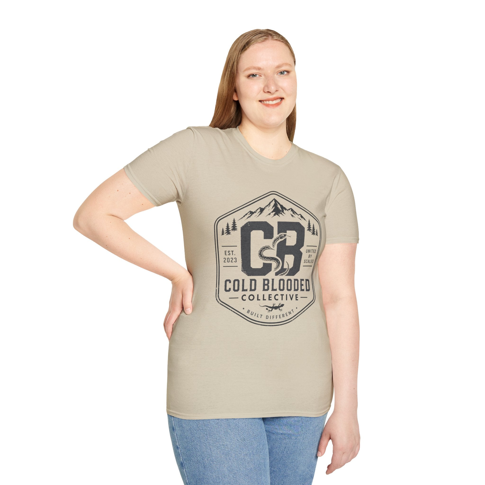 Cold Blooded Collective – Built Different Reptile Graphic T-Shirt