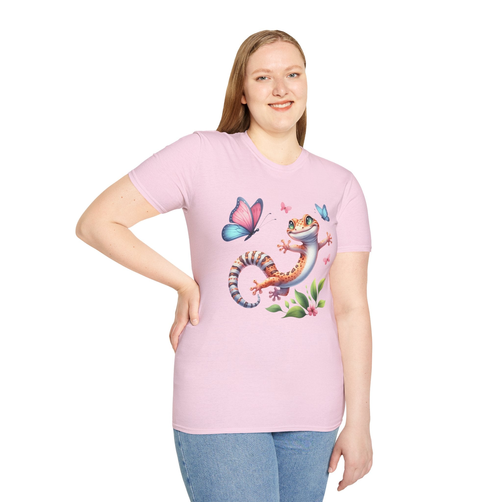 Butterfly Leopard Gecko T-Shirt | Cute Gecko Lover Tee