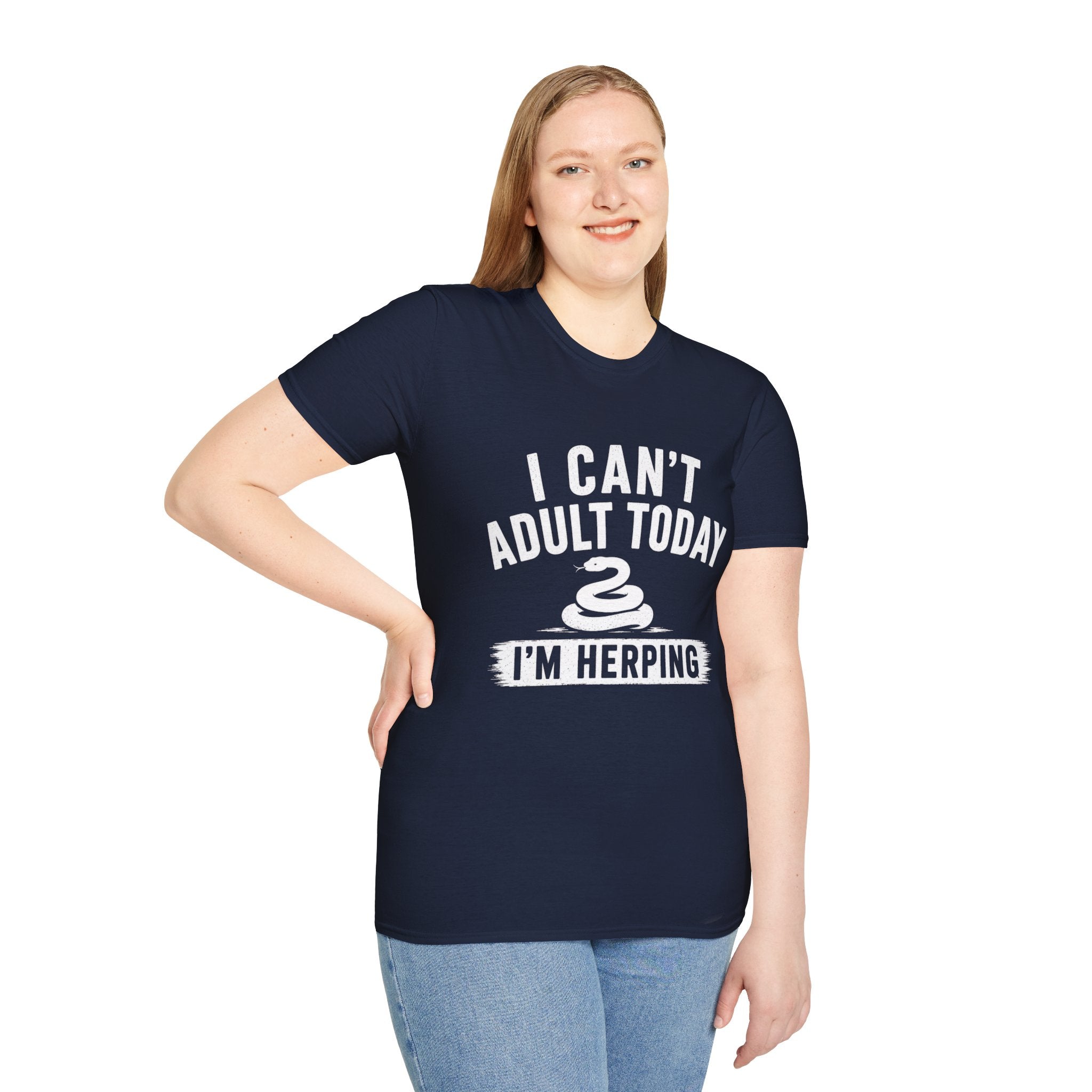 I Can't Adult Today I'm Herping Shirt | Funny Snake Herping Tee