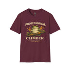 Professional Climber – No Equipment Required Tree Frog Graphic T-Shirt