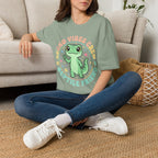 Gecko Vibes Crew T-Shirt — Cute Reptile Friend Graphic Tee