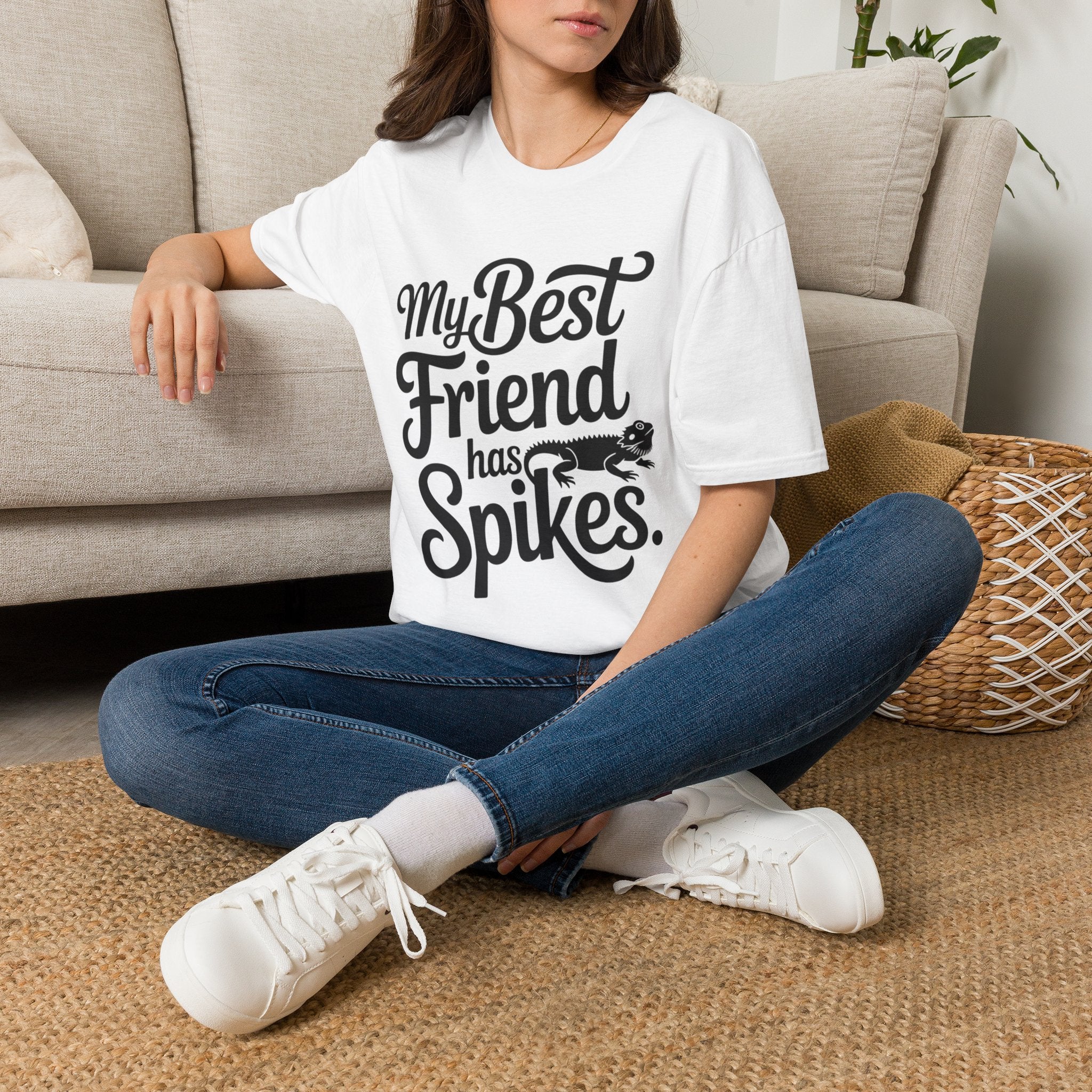 My Best Friend Has Spikes Bearded Dragon T-Shirt