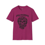 Cold Blooded Collective Skull & Snake T-Shirt — Edgy Gothic Graphic Tee