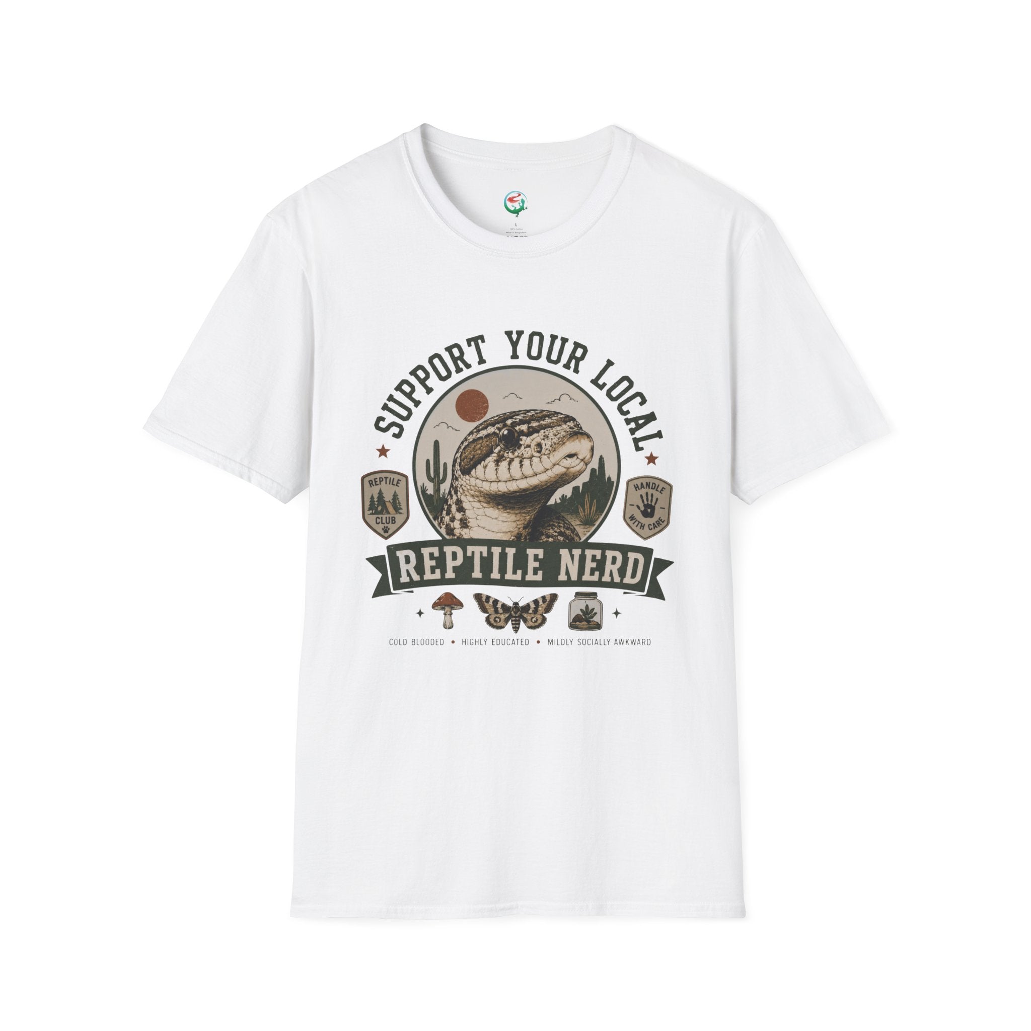 Support Your Local Reptile Nerd T-Shirt