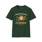 Professional Climber – No Equipment Required Tree Frog Graphic T-Shirt