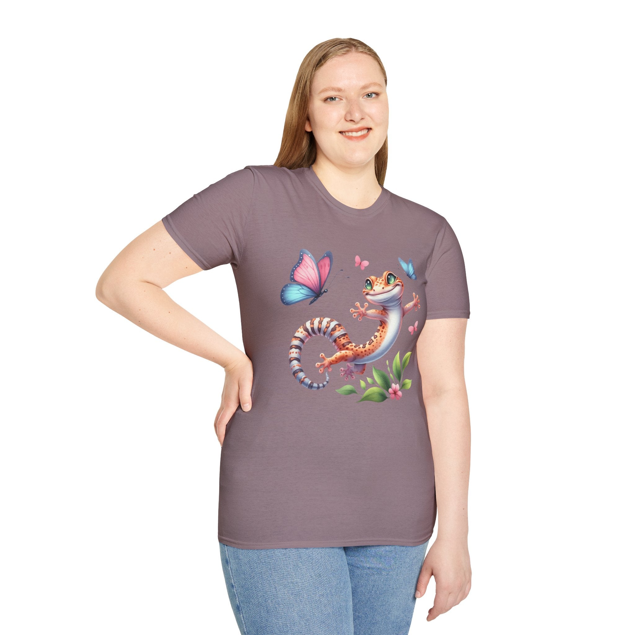 Butterfly Leopard Gecko T-Shirt | Cute Gecko Lover Tee