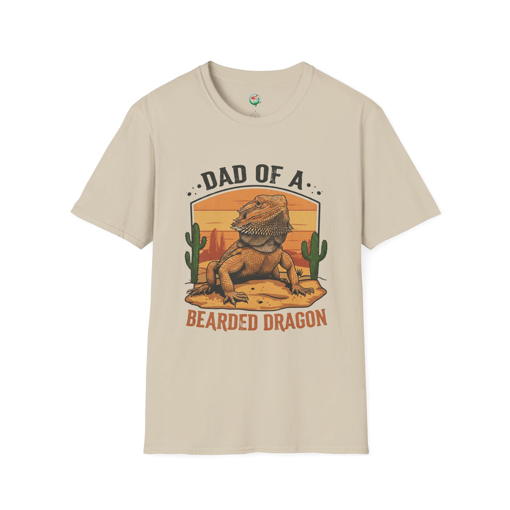 Dad of a Bearded Dragon T-Shirt — Funny Reptile Dad Gift