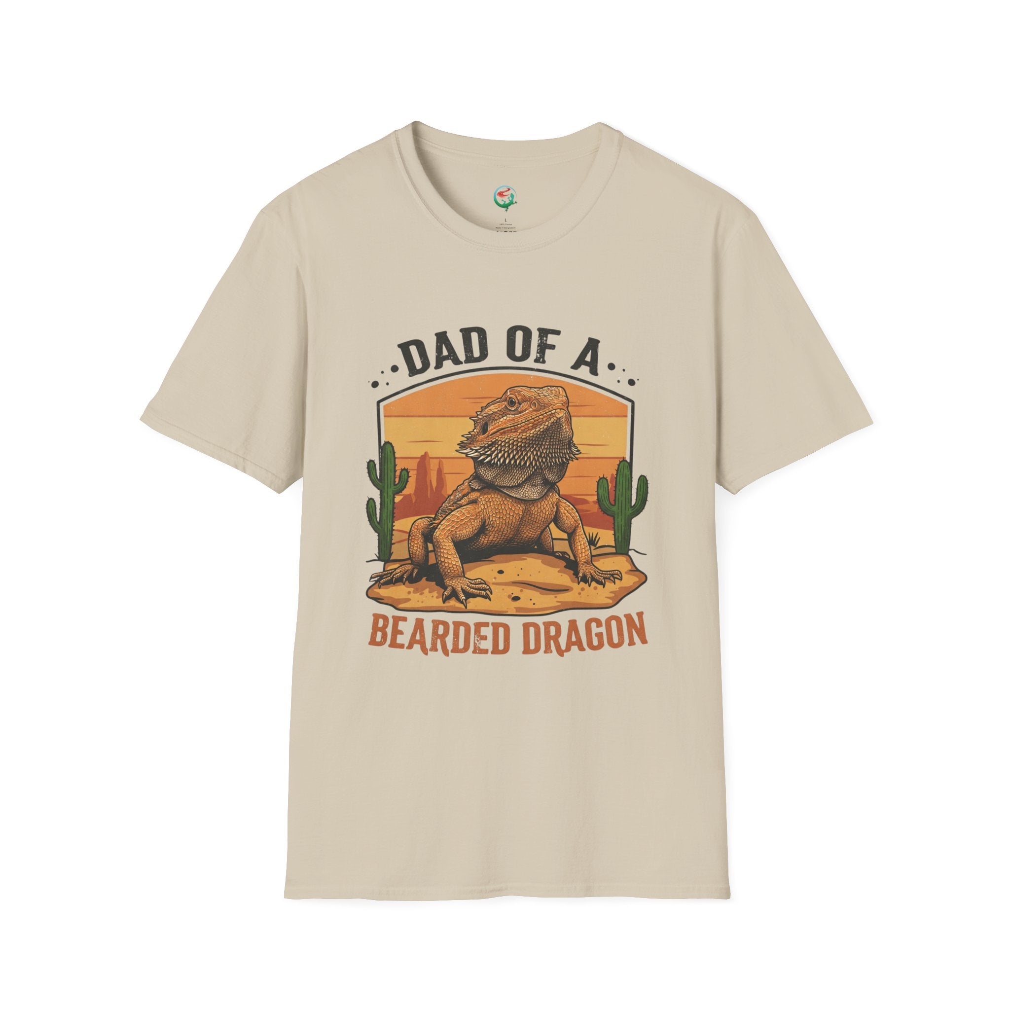 Dad of a Bearded Dragon T-Shirt — Funny Reptile Dad Gift