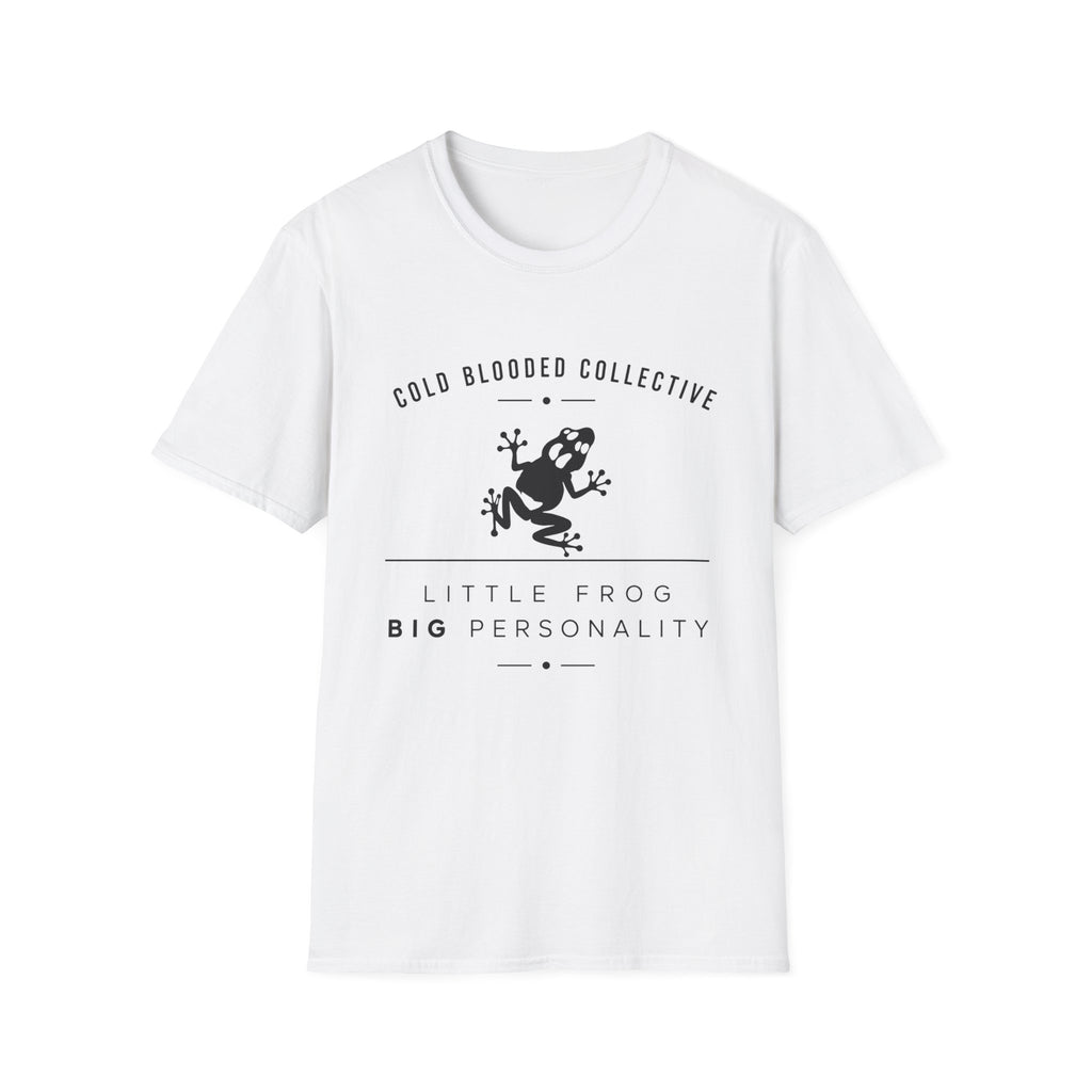 Cold Blooded Collective Frog T-Shirt — 'Little Frog Big Personality' Graphic Tee