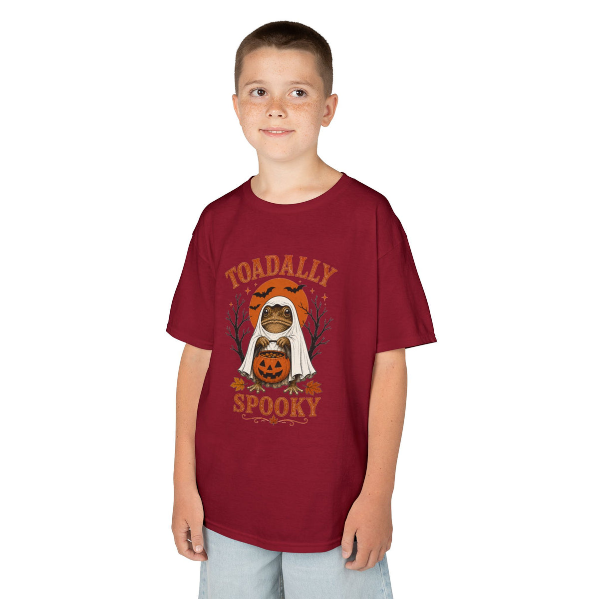 Kids T-Shirt — 'Toadally Spooky' Halloween Toad Costume Tee