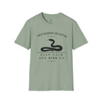 Cold Blooded Collective Snake T-Shirt — "Keep Calm and Hiss On" Graphic Tee