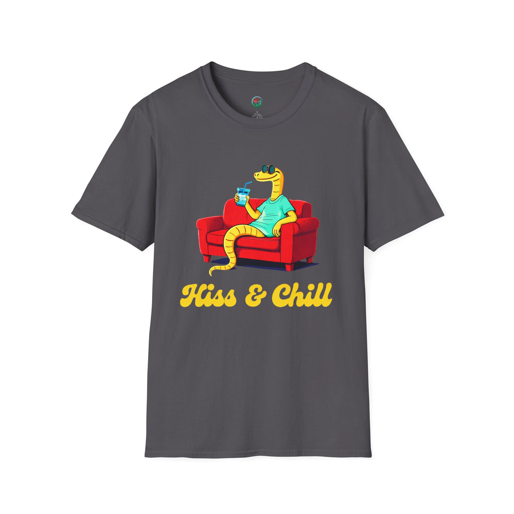 T-Shirt — 'Kiss & Chill' Relaxed Snake Graphic Tee