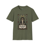 Serpent Seer T-Shirt — Mystical Cobra & Moon Phase Graphic Tee