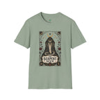 Serpent Seer T-Shirt — Mystical Cobra & Moon Phase Graphic Tee