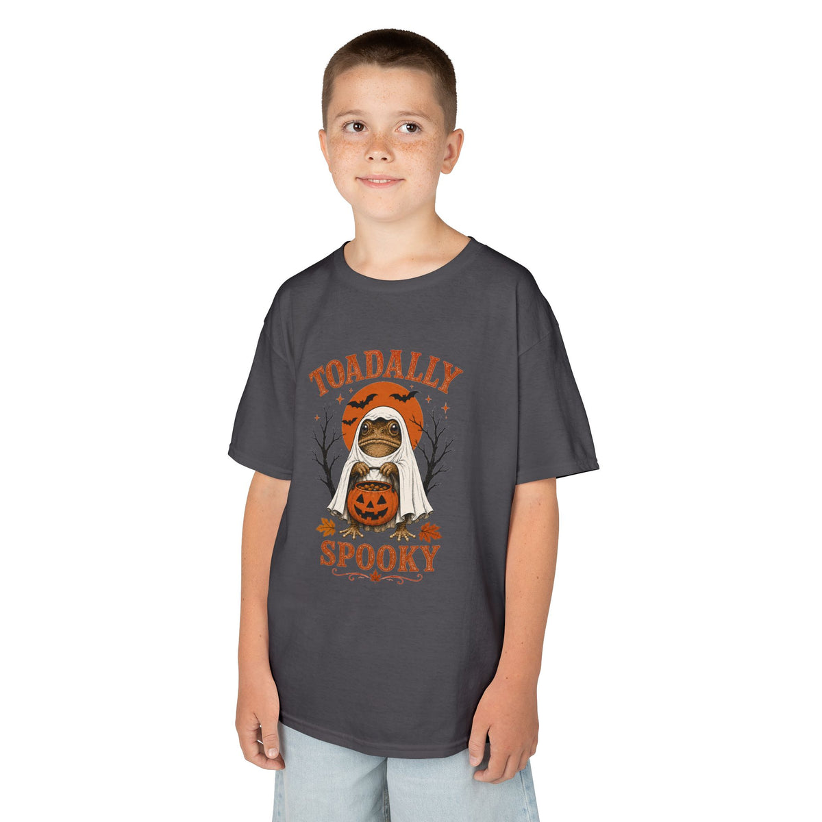Kids T-Shirt — 'Toadally Spooky' Halloween Toad Costume Tee