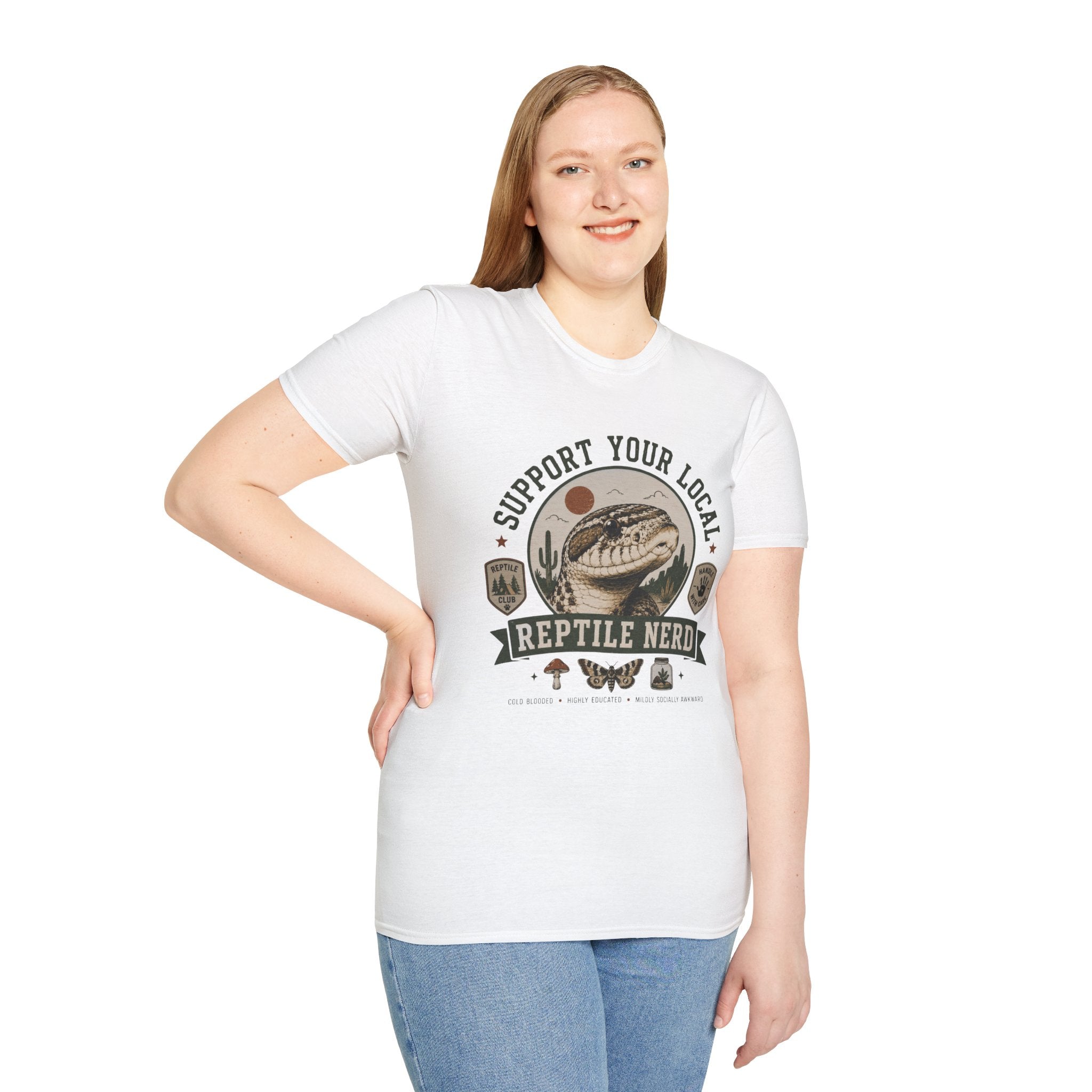 Support Your Local Reptile Nerd T-Shirt