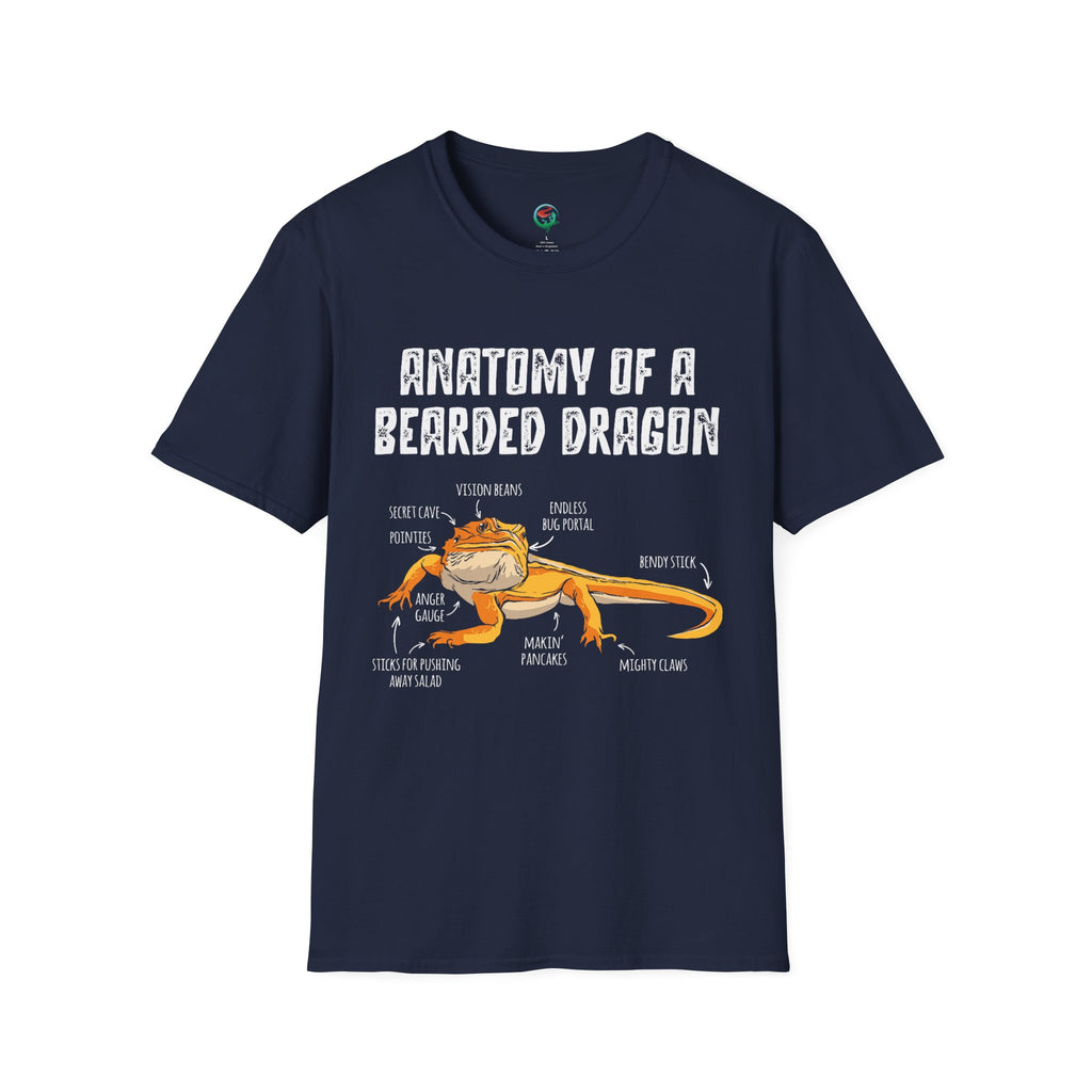 Anatomy of a Bearded Dragon T-Shirt