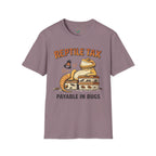 Reptile Tax T-Shirt — “Payable in Bugs” Bearded Dragon Tee