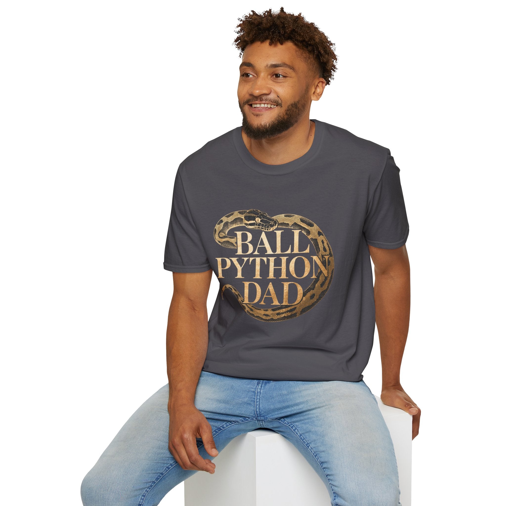 Ball Python Dad T‑Shirt — Vintage Snake Reptile Lover Tee