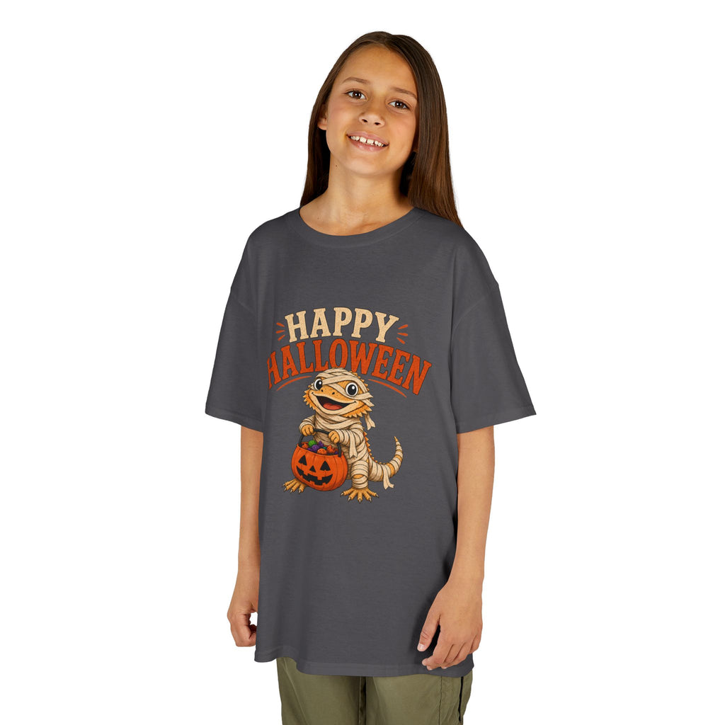 Kids "Happy Halloween" Bearded Dragon T-Shirt