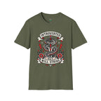 Introverted But Will Strike T-Shirt — Retro Snake Dagger Graphic Tee