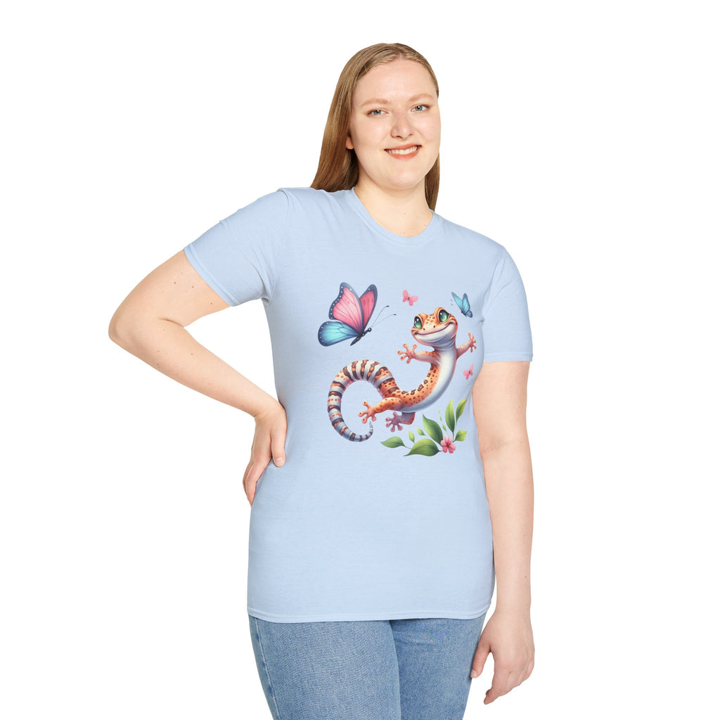 Butterfly Leopard Gecko T-Shirt | Cute Gecko Lover Tee