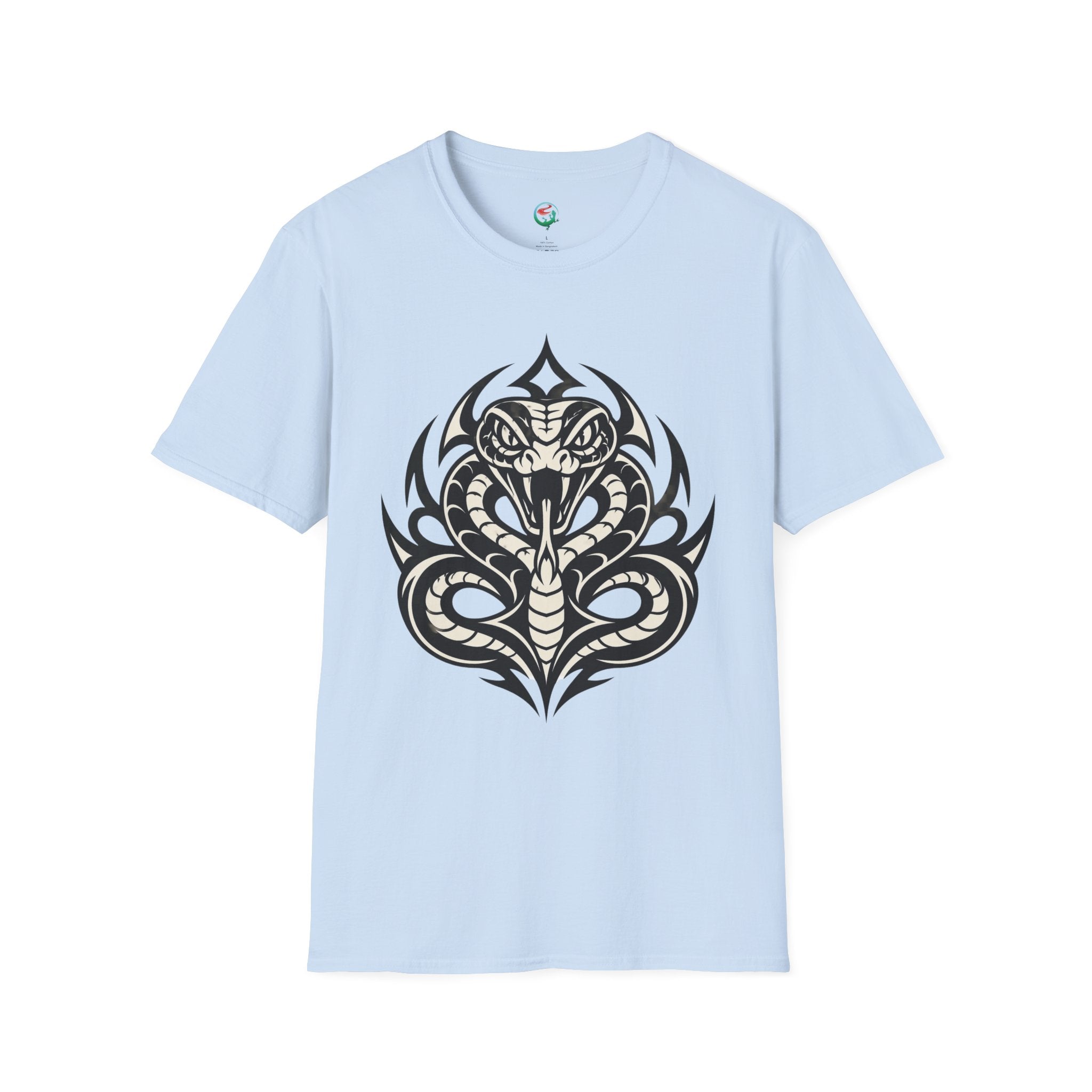 Snake Tribal T-Shirt — Fierce Cobra Graphic Tee