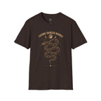 Cosmic Danger Noodle T-Shirt — Vintage Celestial Snake Tee