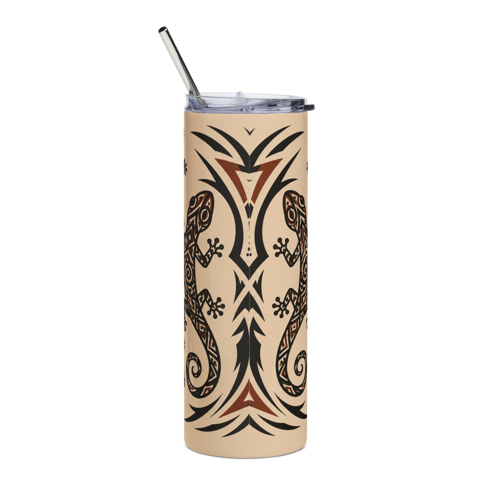 Love My Gecko Tribal Stainless Steel 20 oz Tumbler