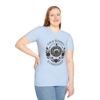 Cold Blooded & Unbothered Snake T-Shirt — Floral Leopard Coil Graphic Tee