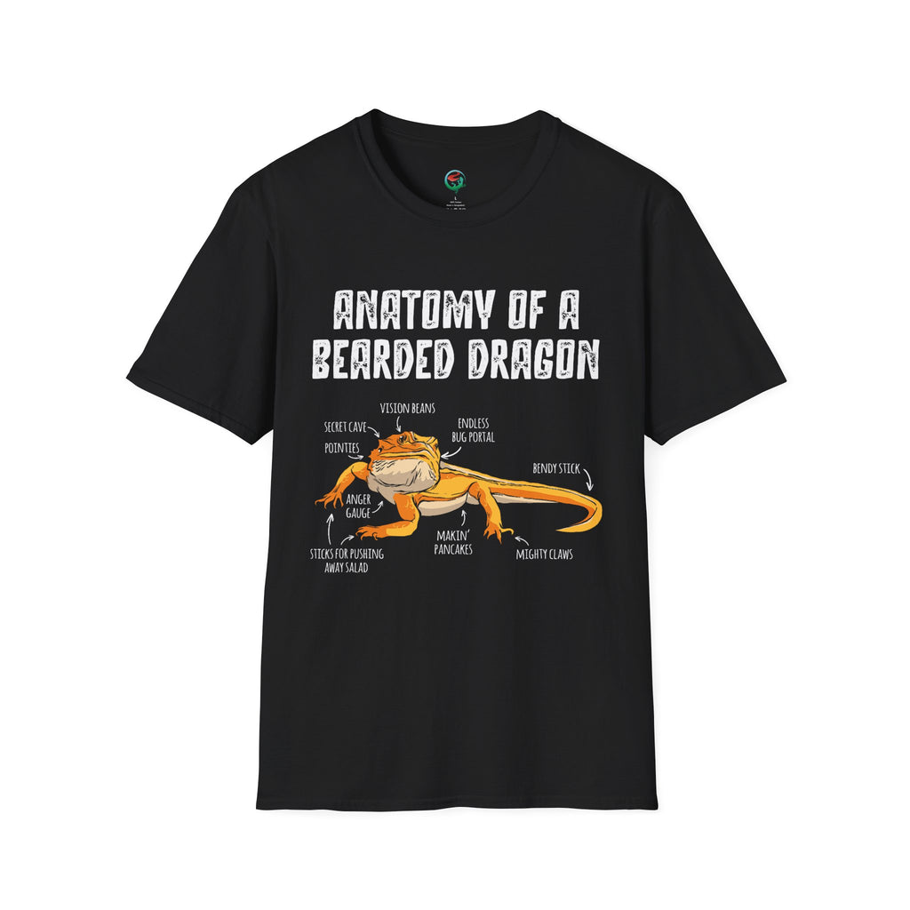 Anatomy of a Bearded Dragon T-Shirt