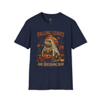 Falling Leaves and Shedding Skin" Halloween Lizard Graphic Tee