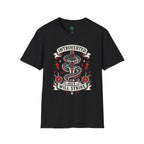 Introverted But Will Strike T-Shirt — Retro Snake Dagger Graphic Tee