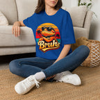 Bearded Dragon 'Bruh' Tee — Retro Sunset Lizard T-Shirt