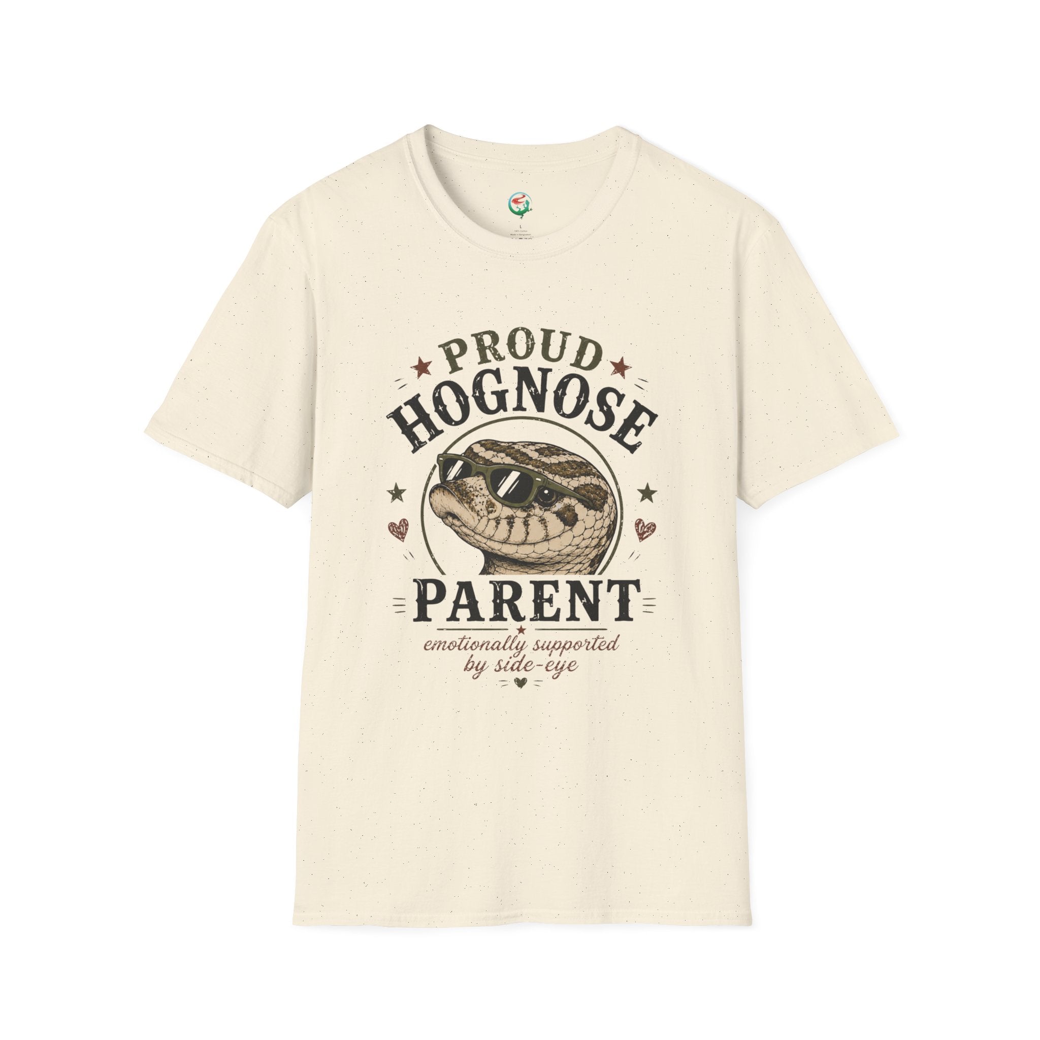 Hognose T-Shirt — "Proud Hognose Parent" Vintage Snake Lover Tee