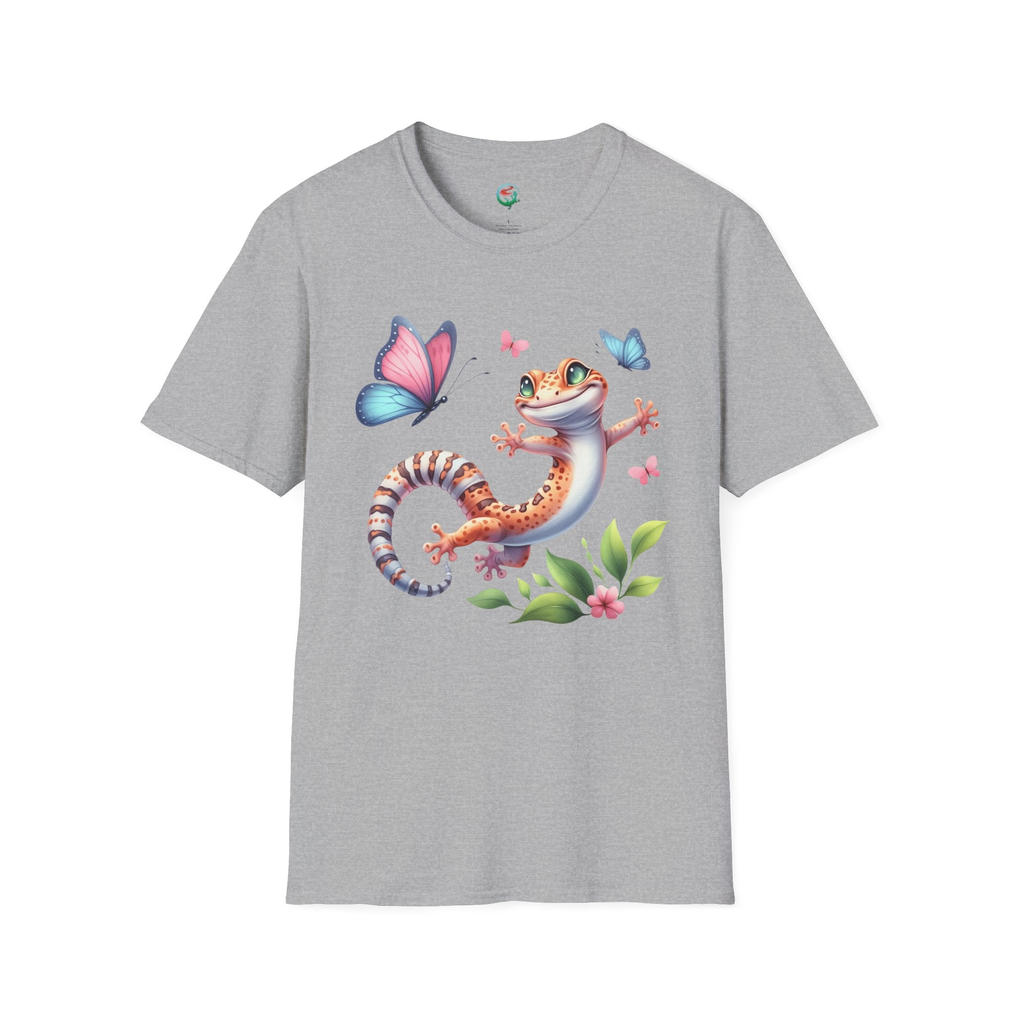 Butterfly Leopard Gecko T-Shirt | Cute Gecko Lover Tee