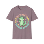 Gecko Vibes Crew T-Shirt — Cute Reptile Friend Graphic Tee