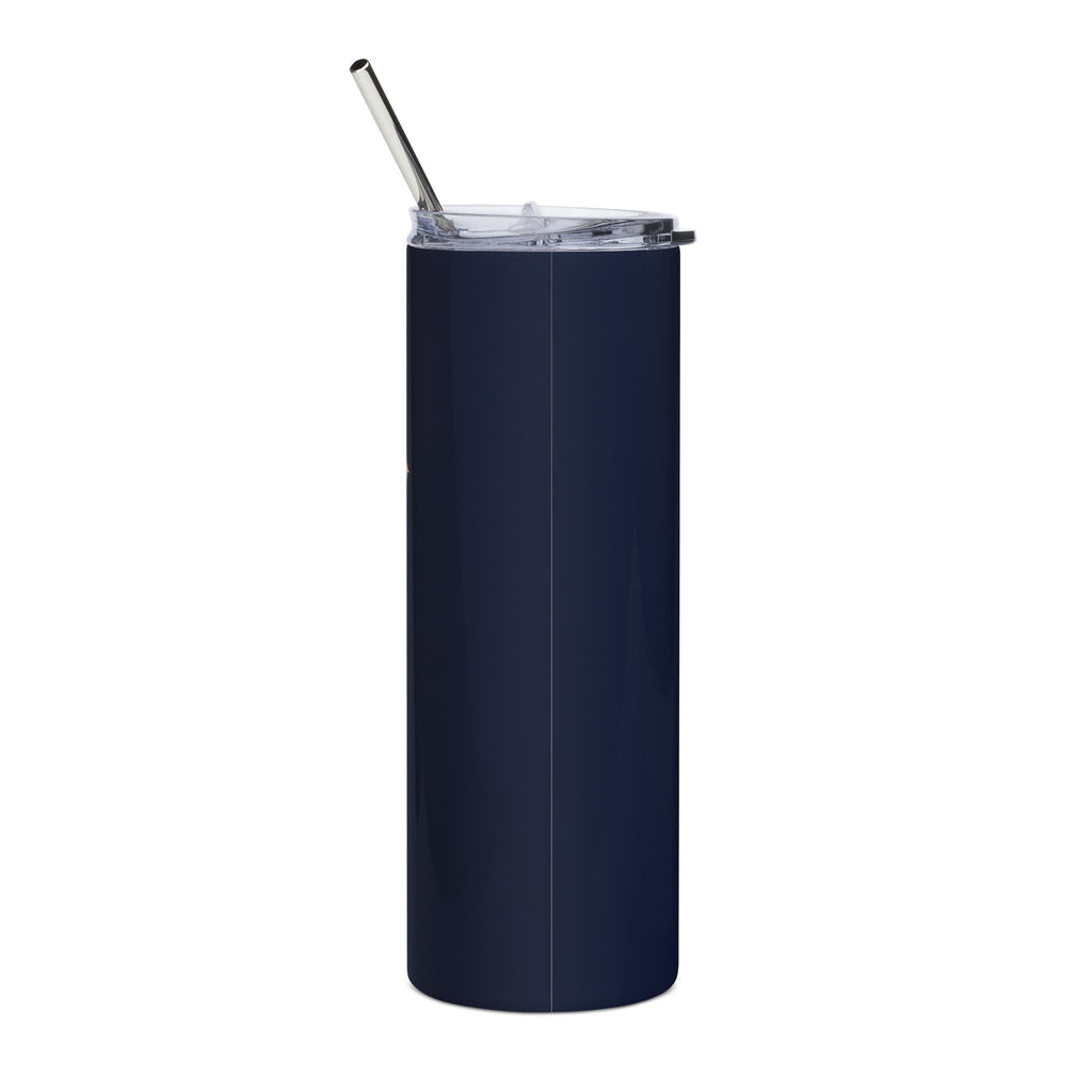 Moon Child Tumbler — 20oz Stainless Steel Travel Cup with Crested Gecko on Crescent Moon