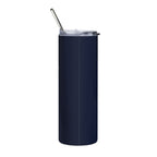 Moon Child Tumbler — 20oz Stainless Steel Travel Cup with Crested Gecko on Crescent Moon