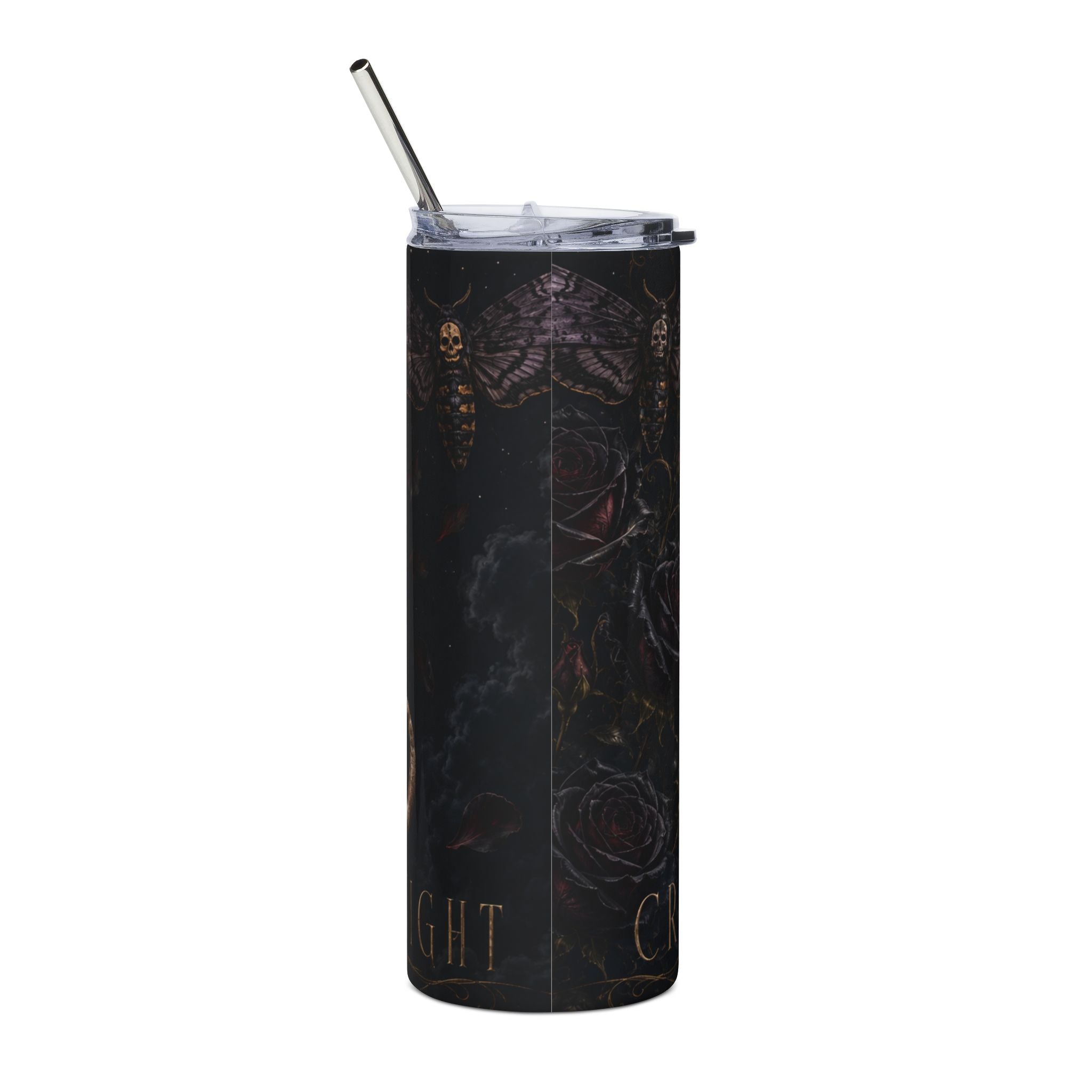 20oz Tumbler — Gothic Moon & Bearded Dragon Stainless Steel Travel Cup