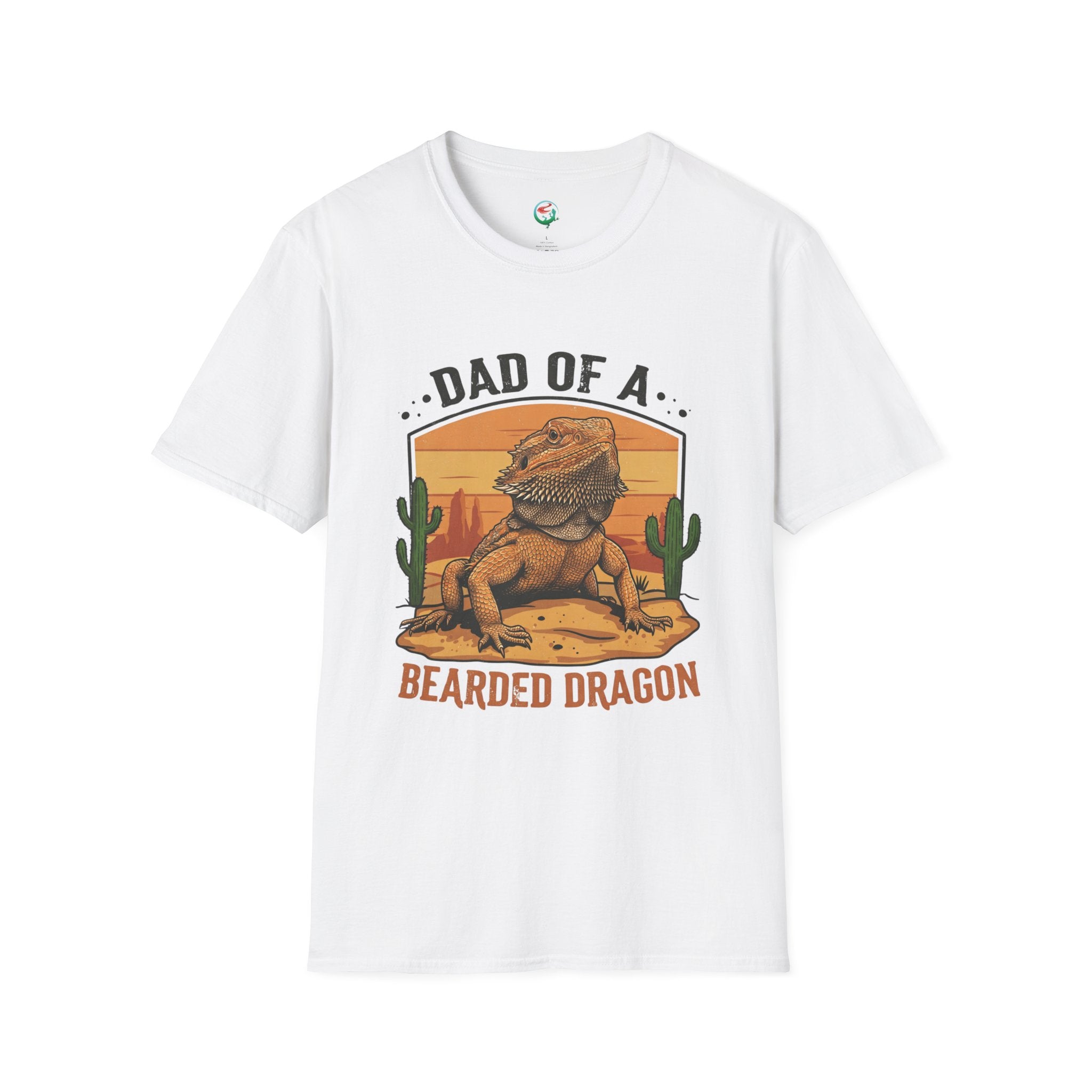 Dad of a Bearded Dragon T-Shirt — Funny Reptile Dad Gift